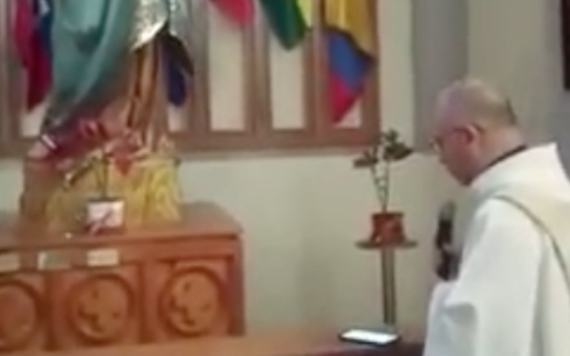 Padre Bernando García entrega mensaje al pueblo cristiano (video)