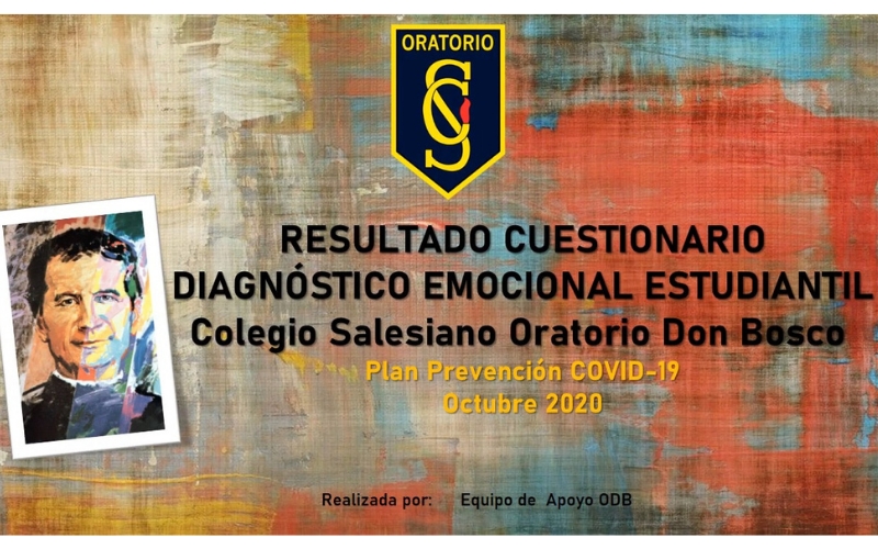 Oratorio Don Bosco aplica cuestionario diagnóstico emocional a sus estudiantes